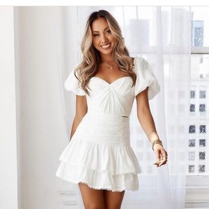 Hello Molly 2 Piece White Set